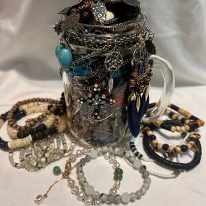 Bohemian Multi-Color Beaded Bracelet Set